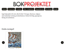 Tablet Screenshot of bokprojektet.se